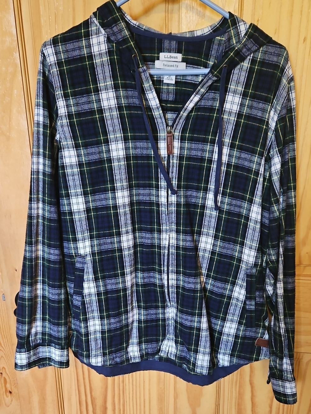 L.L. Bean Women's Scotch Plaid Shirt Jacket M